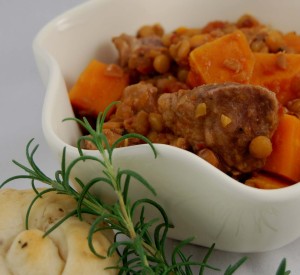 Lamb, Lentil & Sweet Potato Stew